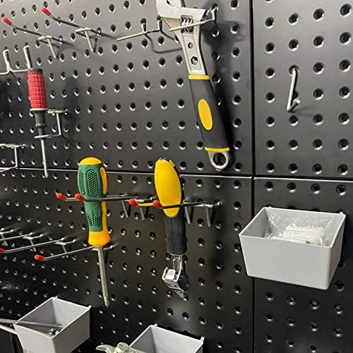 Garage Pegboard Storage Organizer - 48pcs Pegboard Hooks Set