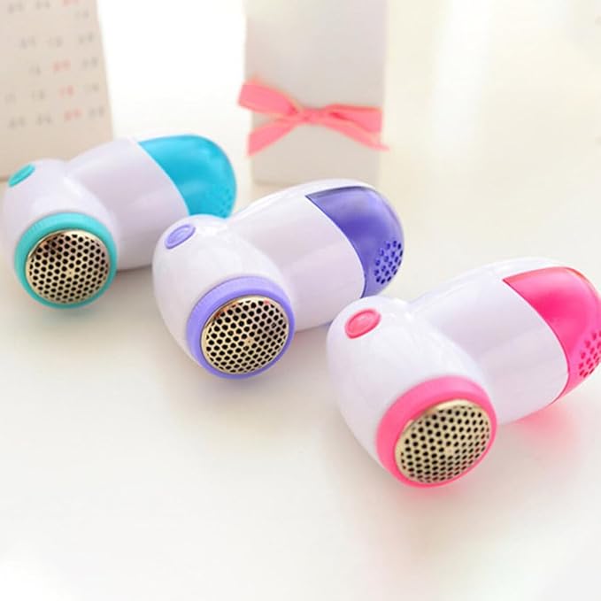 Hemoton 3 Pack Mini Clothes Lint Remover Shaver Portable Fabric Hair Ball Trimmers for Sweaters Jackets Pills Fuzz Removal 3.93X2.95X1.96 Inch