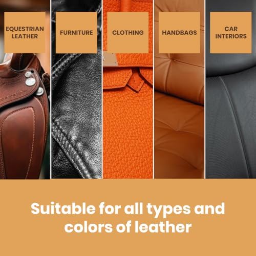 Leather Easy Restoration Kit, Dark Brown, 4 Piece
