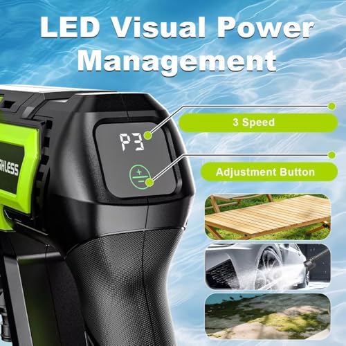 Cordless Handheld Washer,Brushless Portable Car Washer