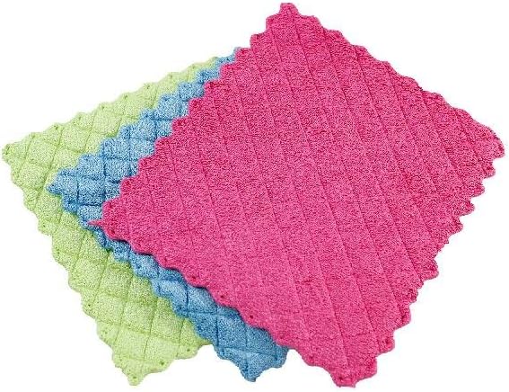 Libman Microfiber Sponge Cloths, Pink/Blue/Green, 9 Cloths