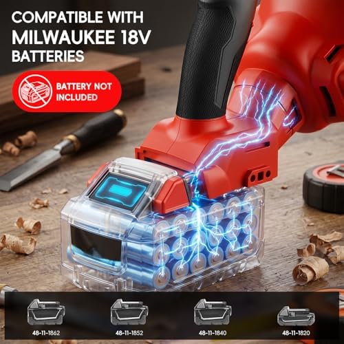 Cordless Handheld Vacuum Cleaner Compatible with Milwaukee 18V Battery