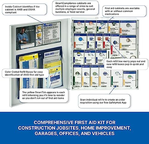 SmartCompliance 50-Person ANSI Class A+ First Aid Cabinet