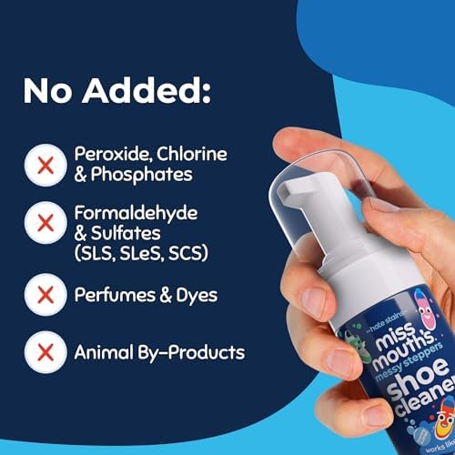Stain Treater & Messy Steppers Shoe Cleaner Stain Remover Duo