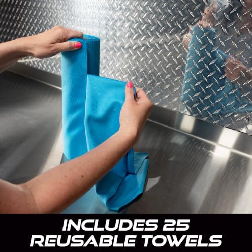 Microfiber Glass Cleaning Towels, 12 inch x 16 inch, 25 Pack