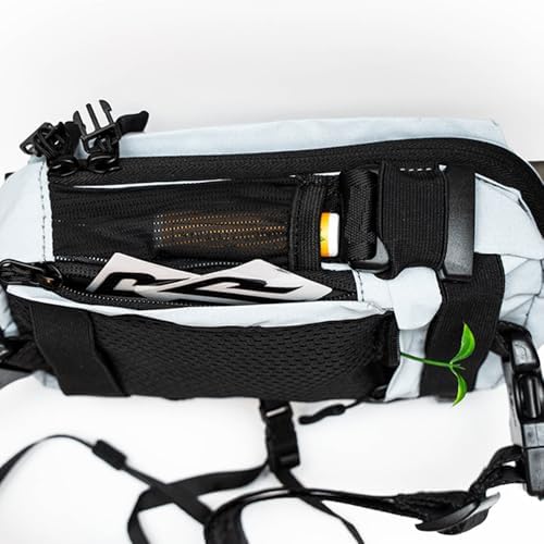 NO-BOUNCE Reflective Anti-Theft Fanny Pack & Festival Bag - Modular Sling with 8 Pockets | Rave Bag, Festival Fanny Pack