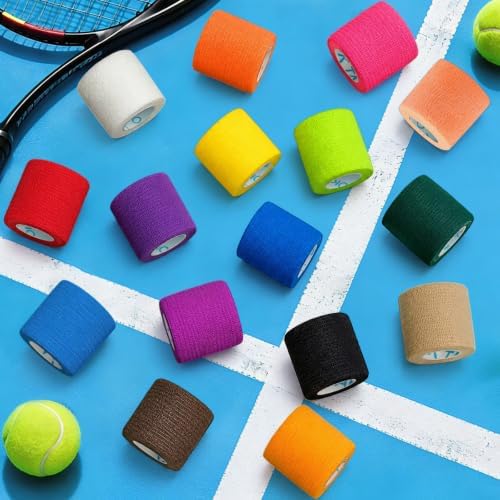 Self Adhesive Bandage Wrap 2 Inch x 5 Yds 64 Rolls - Assorted