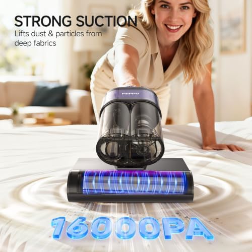 Mattress Vacuum Cleaner PRO, 4-in-1 16Kpa Bed Vacuum with UV-C Light