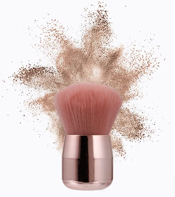 HLLMX Foundation Brush Contour Brush Blush Brush Nail Art Dust Powder Remover Brush Large Mineral Powder Brush Foundation Brush for Makeup or Acrylic UV Gel Nail Arts