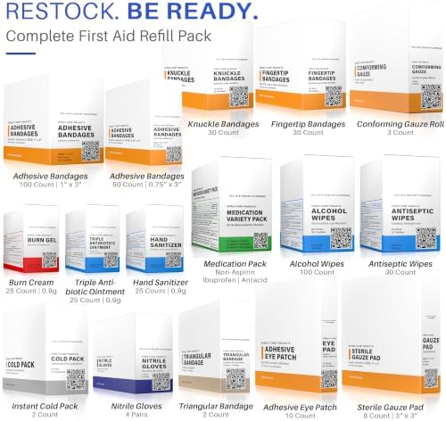 First Aid Kit Refill OSHA-Compliant 50-Person
