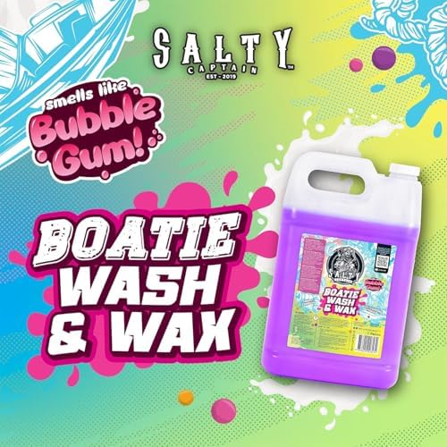 Salty Captain Boatie Wash N Wax - Bubble Gum Scent