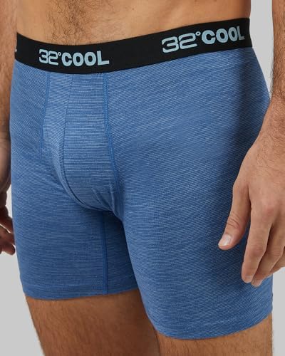 COOL Mens 4-PACK Quick Dry Performance Boxer Brief With Comfort Elastic Waistband