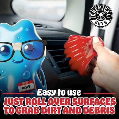 Sticky Icky Car Cleaning Gel, Strawberry, 3.5 oz - 4 Pack
