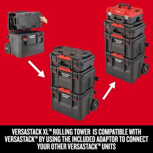 VERSASTACK XL Rolling Tower Tool Storage System, 4 piece (CMST60420)