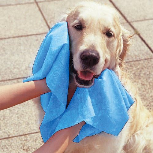 Super Absorbent Pet Towel Thick Size Blue