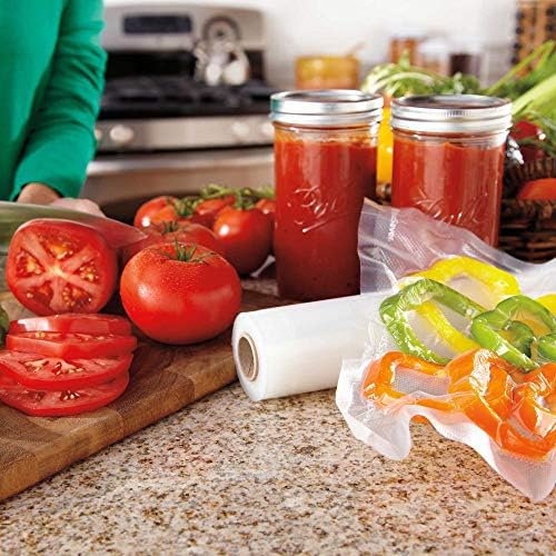 Custom Length Vacuum Sealer Bags Multipack, 5 Count Rolls for Airtight Food Storage and Sous Vide - Compatible with, 8 (2 Pack) and 11 (3 Pack)