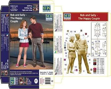 Master Box Plastic Model KIT BOB and Sally - The Happy Couple, Lovers 1/24 24029
