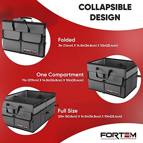 Trunk Organizer - Foldable Car Organizer & Storage for SUVs & Trucks