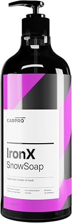 CARPRO IronX Snow Soap - Car Wash Pre-Wash Cleaner and Degreaser on Paint, Glass, Wheels, Headlights, Plastic Trim - Rem