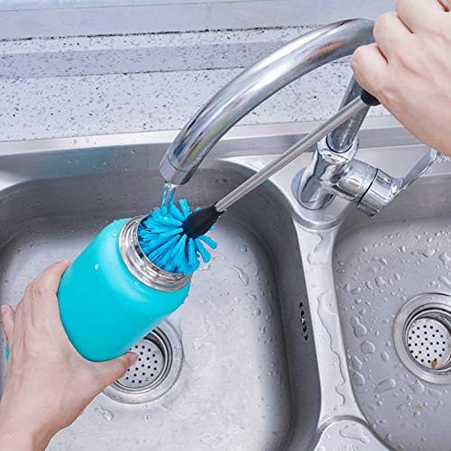 Stainless Steel Water Bottle Cleaning Scrubbing Brush, 13 in-15 in