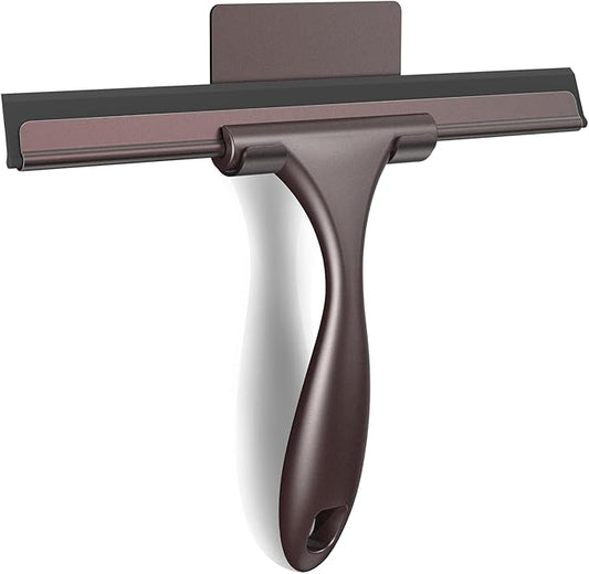SetSail Squeegee for Shower Glass Door Stainless Steel Shower Squeegee for Glass Doors All-Purpose Window Squeegee for Car Windshield Cleaning 10 Inches