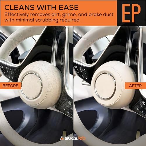 Suds Lab Elite-Plush Detailing Brush with Stand, Ultra-Soft, Scratch-Free