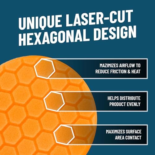 Hex-Logic Quantum Cutting Pad, Orange, 6.5 inch, 2 Pack Set