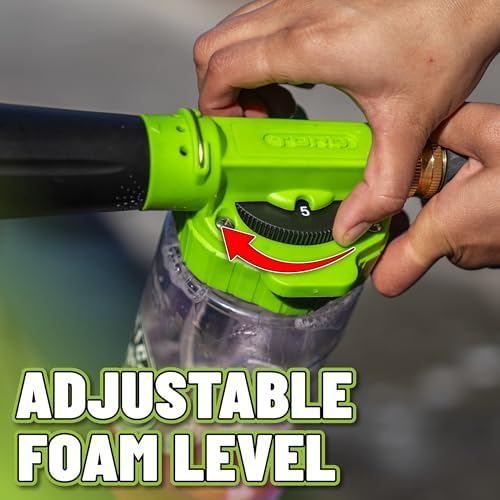 TORQ Foam Blaster 6 Cannon, Garden Hose Attachment for Cars
