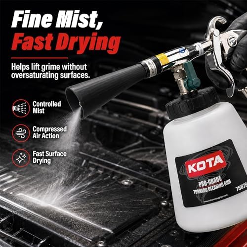 Tornado High Pressure Air Gun Kit, Tornado Car Cleaning Gun, Tornado Air Gun for Detailing, Auto Detailing Tornado, High Pressure Tornado Air Hose Nozzle, Detailing Tornado Gun (75875)