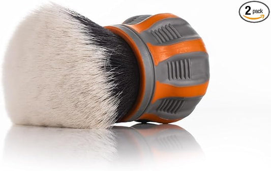 Detail Factory - Curveball XL Synthetic Brush - Ultra Soft Bristles, Comes with Storage Rack, Covers Large Area Inside or Outside Vehicles - Solar Flare