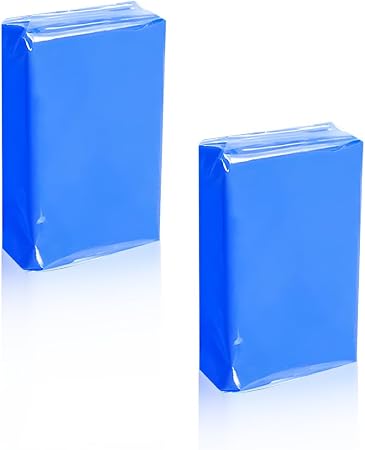 KVAEY 2PCS Car Clay Bars, 100g Premium Grade Magic Clay Bar for Auto Detailing Washing, Damage Free No Scratch Clay Bars