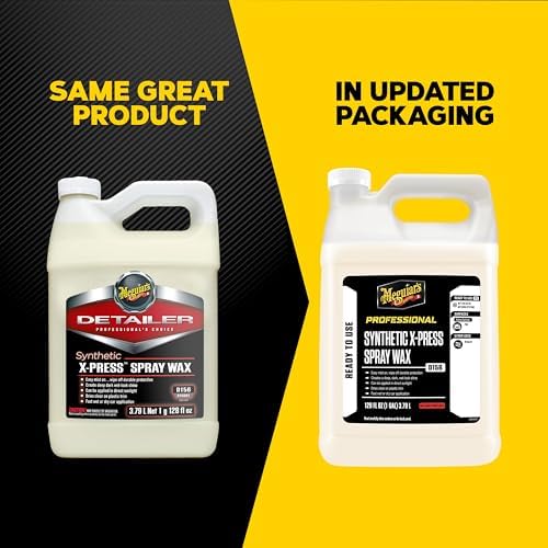Professional D156 Detailer Synthetic X-Press Spray Wax, 1gal