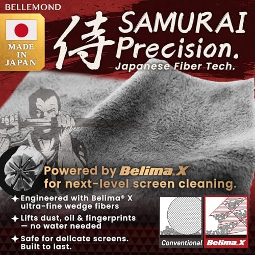 「Samurai Cloth」 Japanese Microfiber Cleaning Cloth, Small 2 Pack