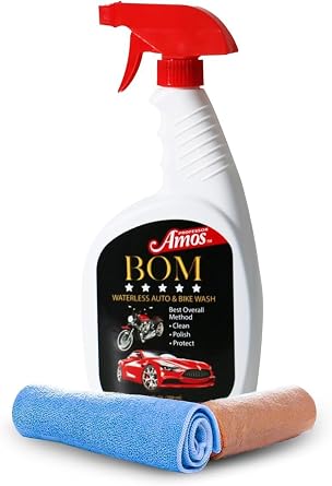 Professor Amos BOM Waterless for Auto, Bike & Home All in One - Clean, Polish & Protect