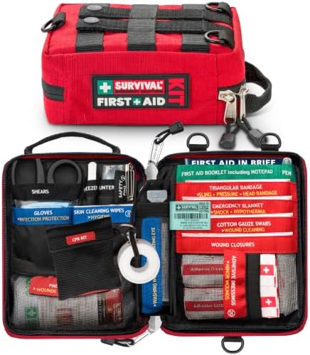 42-Piece Emergency Response First Aid Kit, Compact Everyday Kit