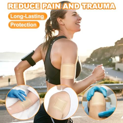 Silicone Super Absorbent Wound Dressing 5" x 5", 10 Individual Pack