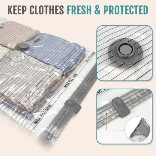 Rechargeable Cordless Pump Vacuum Storage Bags, 24 Travel Combo