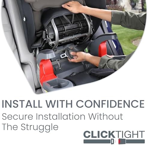 Britax Grow with You ClickTight Harness-2-Booster Car Seat, 2-in-1 High Back Booster, Gray Contour