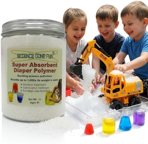 1 Pound Super Absorbent Diaper Polymer_Science Educational Products