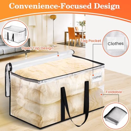 Moving Bags, Extra Large Heavy Duty Storage Bags, 93L, 8 Packs