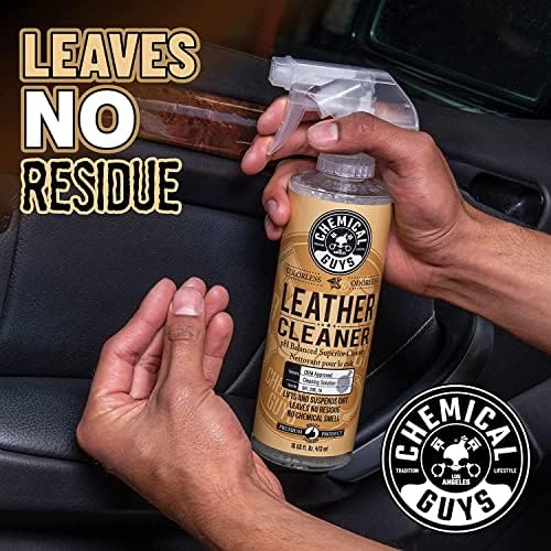 SPI_109_16TI Leather Cleaner and Conditioner Complete Leather Care Kit (16 fl oz) + SPI22016 Total Interior Cleaner & Protectant, (16 fl oz) 3 Items