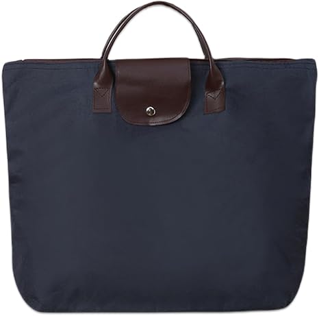 Reusable Grocery Shopping Bags with Zipper, Foldable Work Tote Handbag, Oxford Cloth Weekender Bags for Women Travel