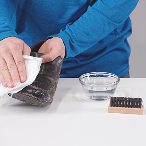 Revivex Leather Shoe and Boot Cleaner Conditioning Kit, Restore Your Sneakers, Work and Hiking Boots, Includes Soap