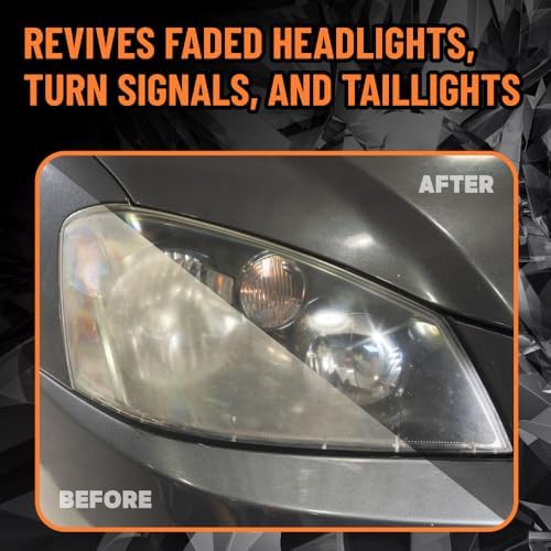 Headlight Restore & Protect, Clears Cloudy Lenses, 16 oz