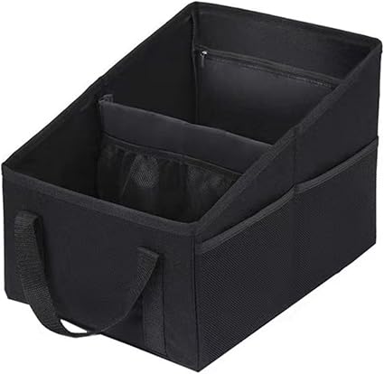 Car Organizer - Car Organizers and Storage, Collapsible Small Car Seat Storage Organizer for Console Front/Back, Automot