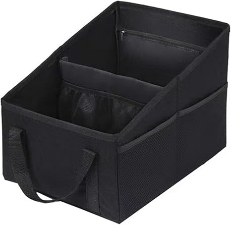 Car Organizer - Car Organizers and Storage, Collapsible Small Car Seat Storage Organizer for Console Front/Back, Automot