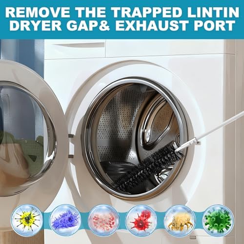 60Ft Dryer Vent Cleaner Kit - FlexibleLint Remover