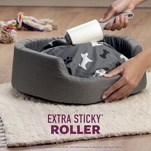 Pet Hair Extra Sticky Large Lint Roller, 60 Sheets, 1 Pack