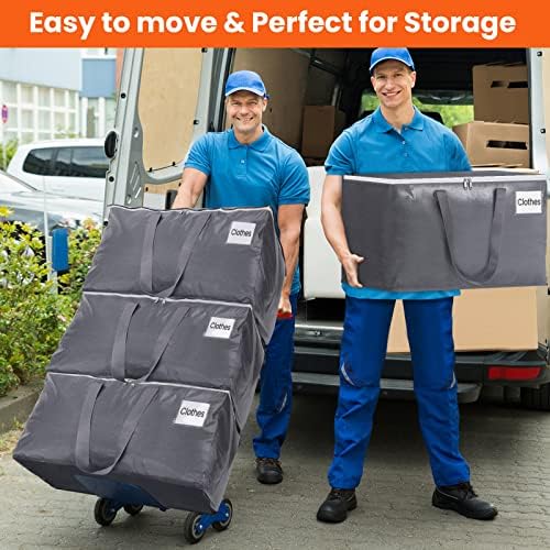 Large Moving Bags, Storage Bags, 93L-6 Pack
