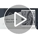 6 Piece Bath Towel Set, 40"x80" Oversized Bath Sheets, Grey​
